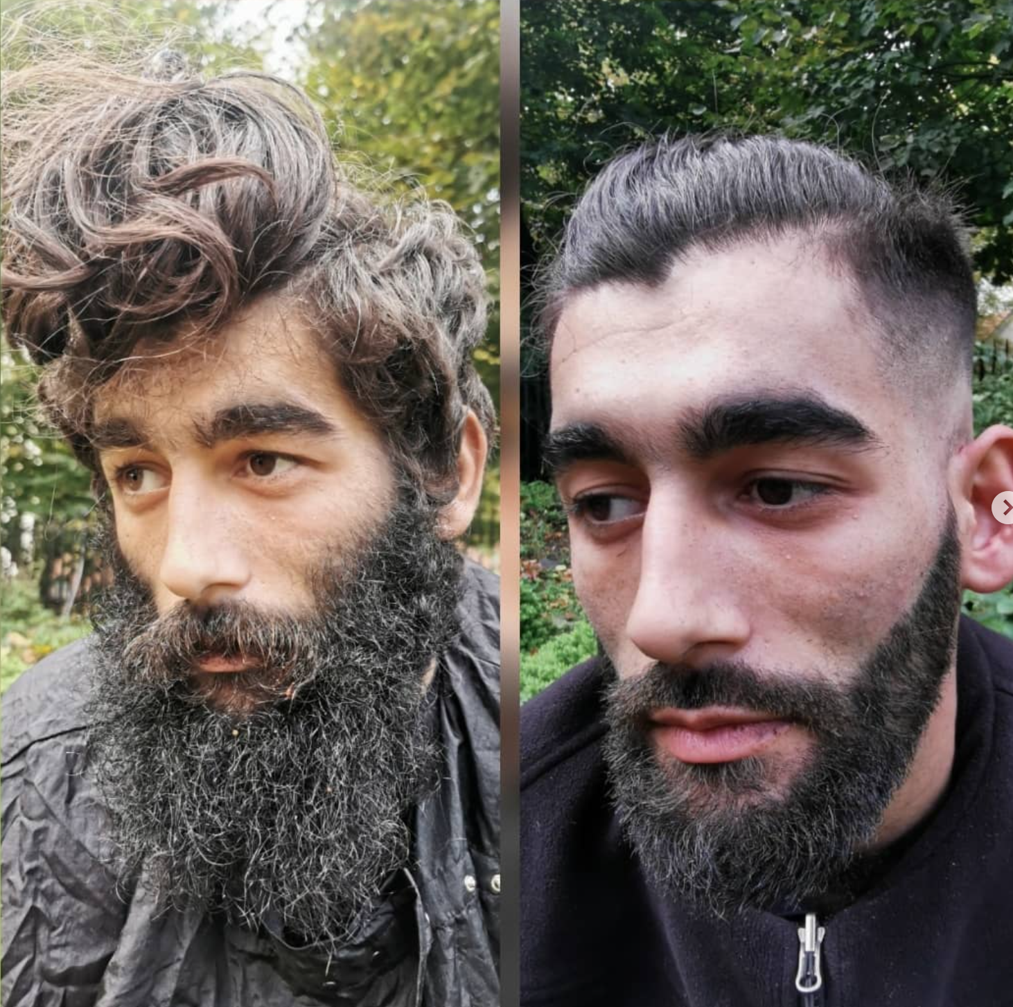 Before and after — street cut, Bristol